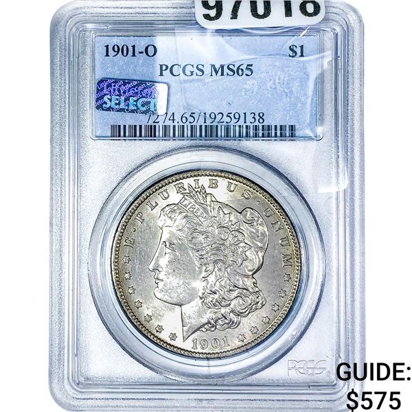 1901-O Morgan Silver Dollar PCGS MS65