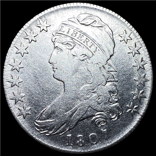 1807 Silver Capped Bust Half Dollar NEARLY  UNCIRCULATED