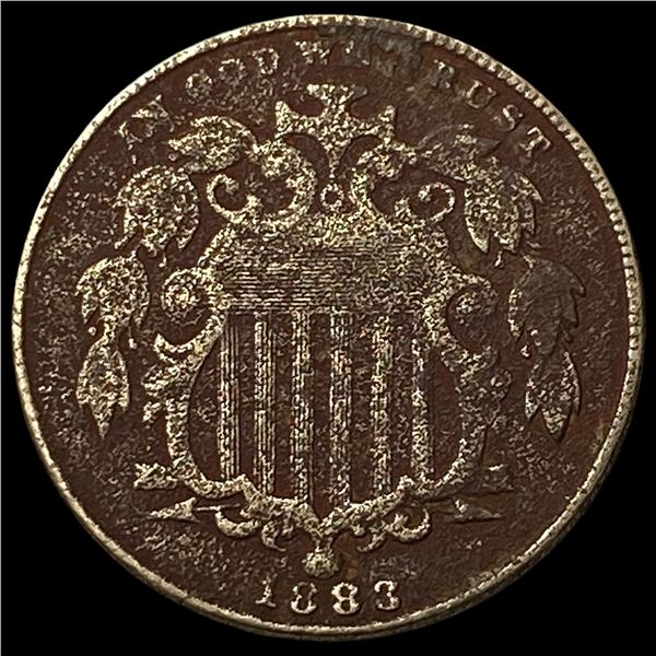 1883 Shield Nickel NICELY CIRCULATED