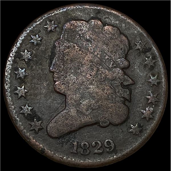 1829 Classic Head Half Cent NICELY CIRCULATED