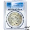 Image 1 : 1925 Silver Peace Dollar PCGS AU58