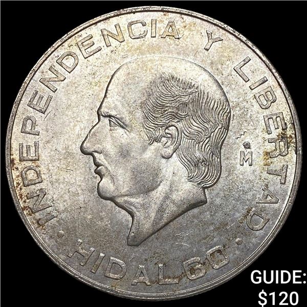 1955 Mexico Silver 10 Pesos