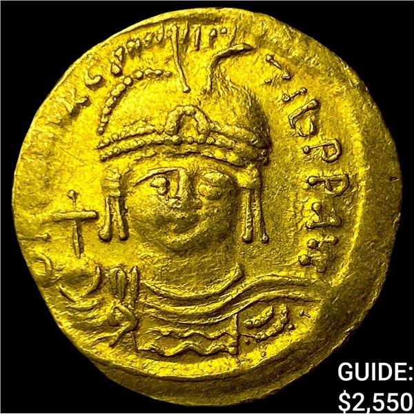Byzantine Maurice Tiberius 582-602 Gold Solidus