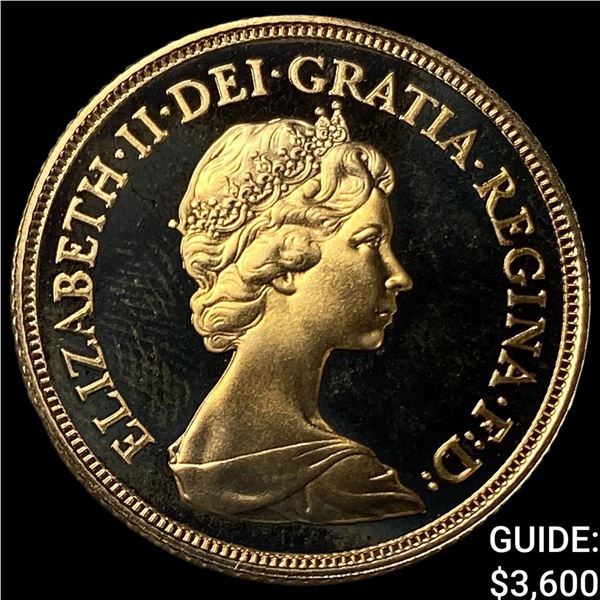 1984 Great Britain Gold Full Sovereign .2355oz AGW