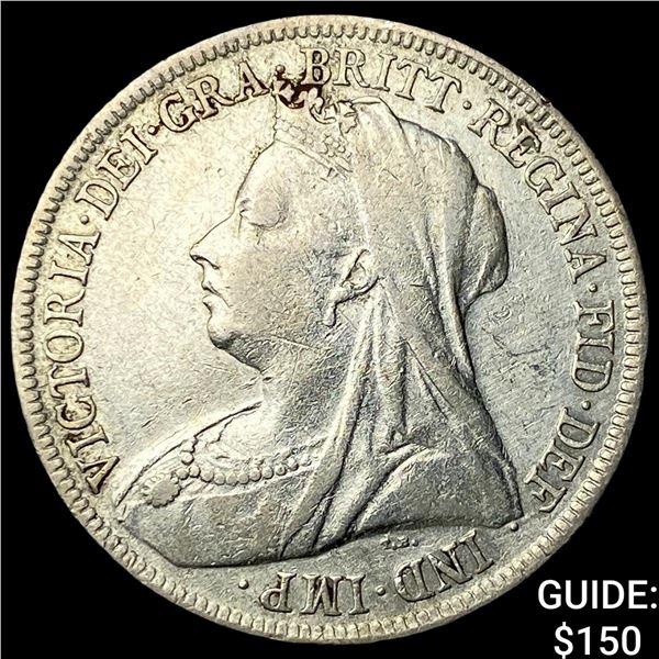 1900 Great Britain Silver 1 Shilling