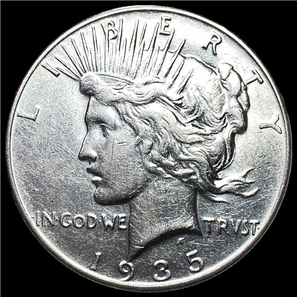 1935 Silver Peace Dollar CHOICE AU