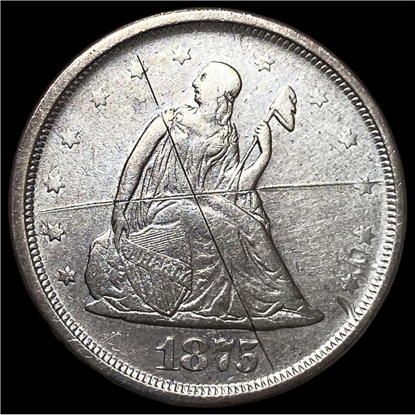 1875-S Silver Twenty Cent Piece HIGH GRADE