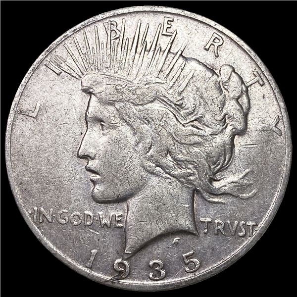 1935-S Silver Peace Dollar NEARLY  UNCIRCULATED