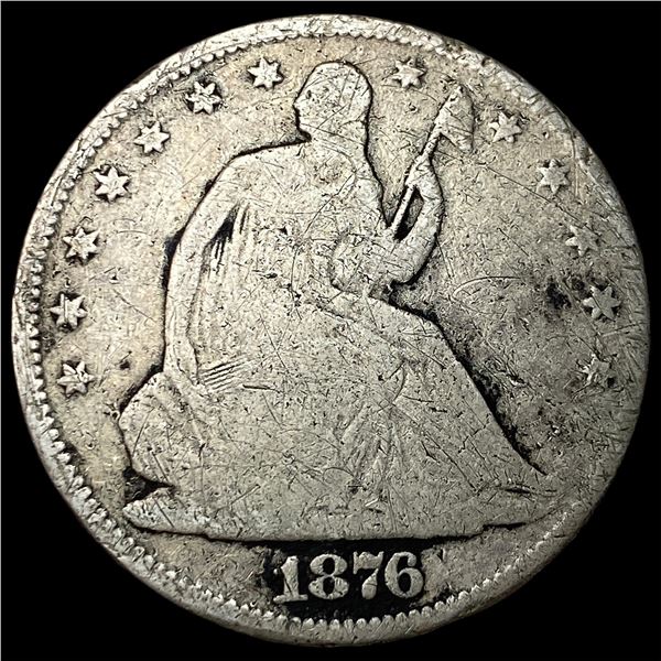 1876 Seated Liberty Half Dollar NICELY  CIRCULATED