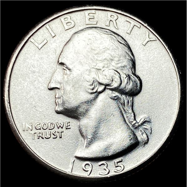 1935-S Silver Washington Quarter UNCIRCULATED