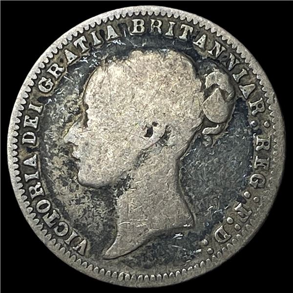 1879 Great Britain Silver 6 Pence