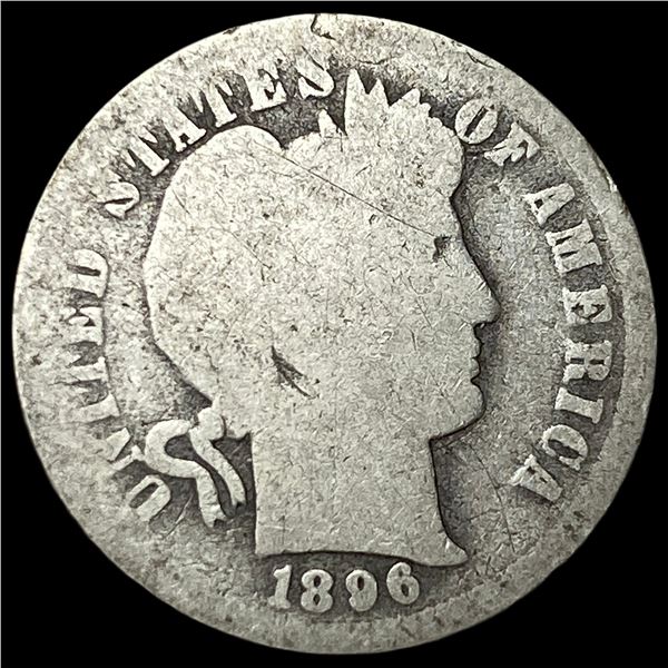 1896-O Silver Barber Dime NICELY CIRCULATED