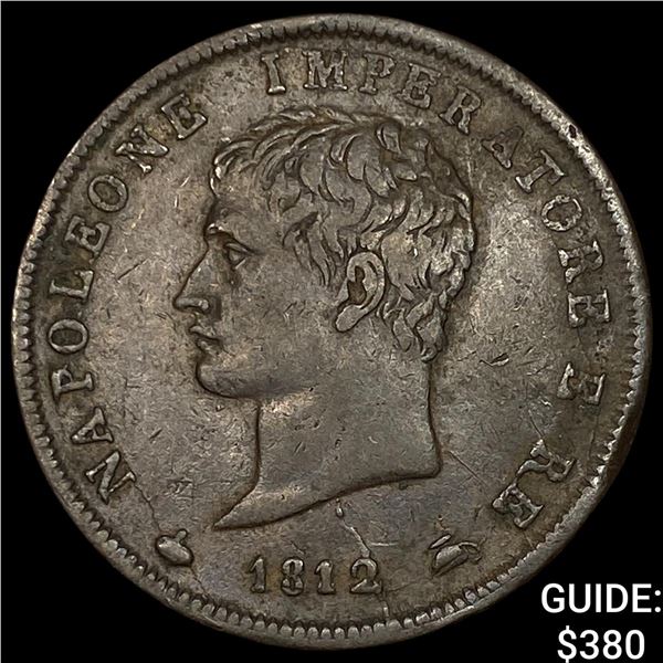 1812M Italy Napoleon I Copper 1 Soldo