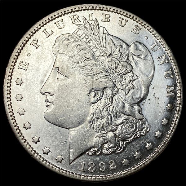 1892 Morgan Silver Dollar CHOICE AU
