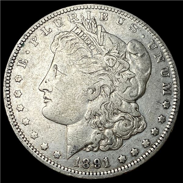 1891-O Silver Morgan Dollar NEARLY  UNCIRCULATED