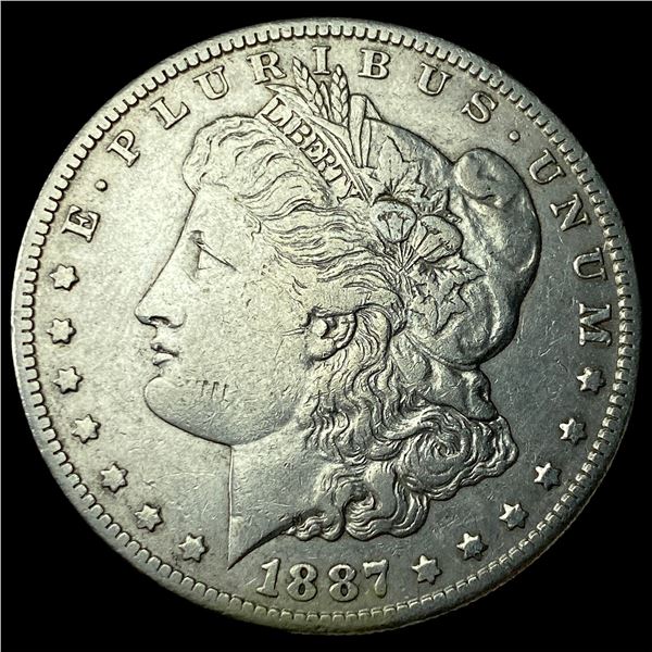 1887-S Silver Morgan Dollar NEARLY  UNCIRCULATED