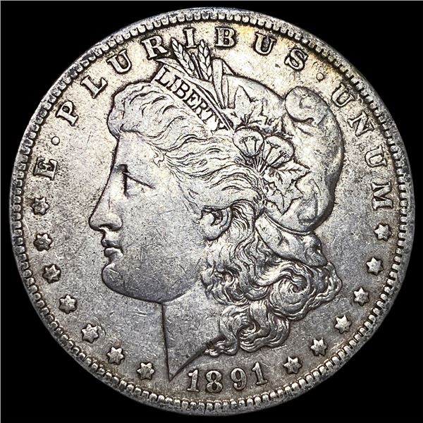 1891-O Silver Morgan Dollar NEARLY  UNCIRCULATED