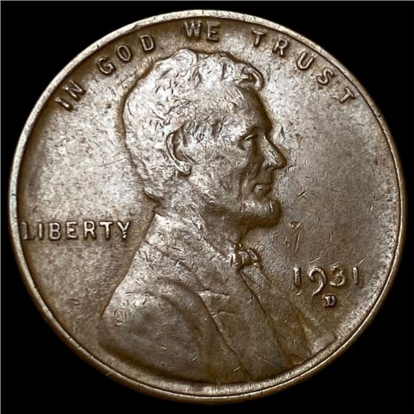 1931-D Lincoln Wheat Cent CHOICE AU