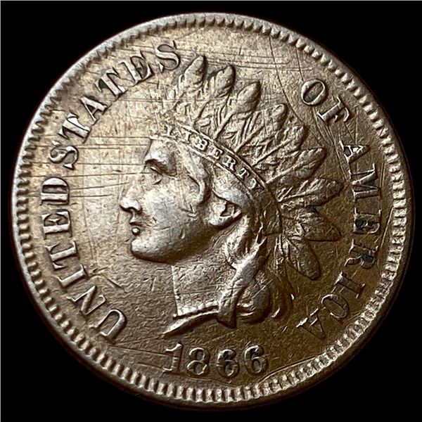 1866 Indian Head Cent HIGH GRADE