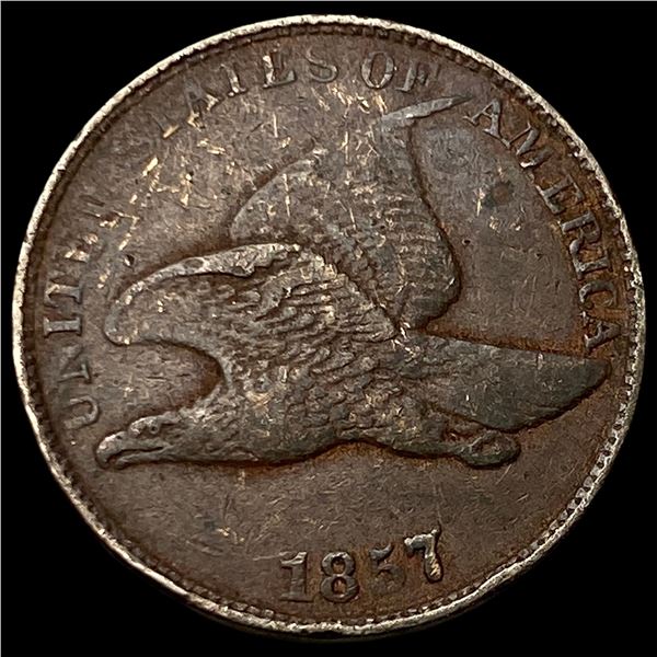 1857 Flying Eagle Cent NEARLY UNCIRCULATED