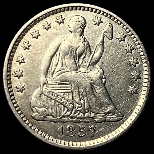 1857 Silver Seated Liberty Half Dime  UNCIRCULATED