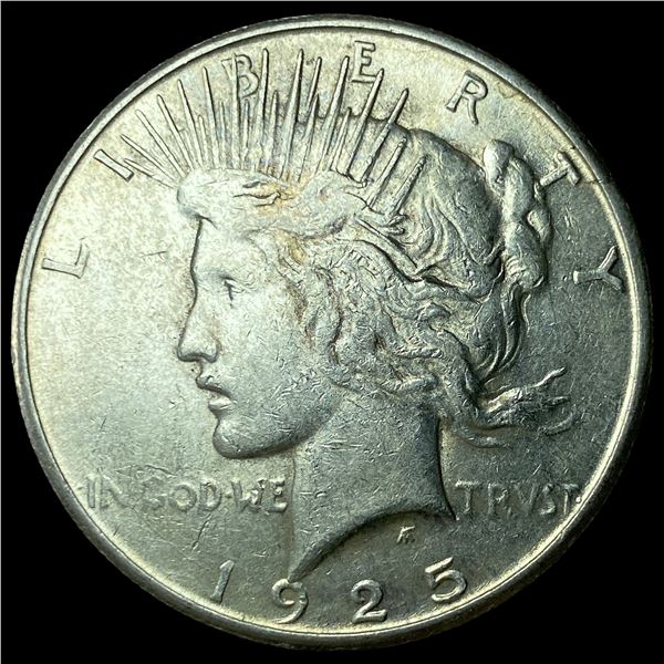 1925-S Silver Peace Dollar CLOSELY  UNCIRCULATED