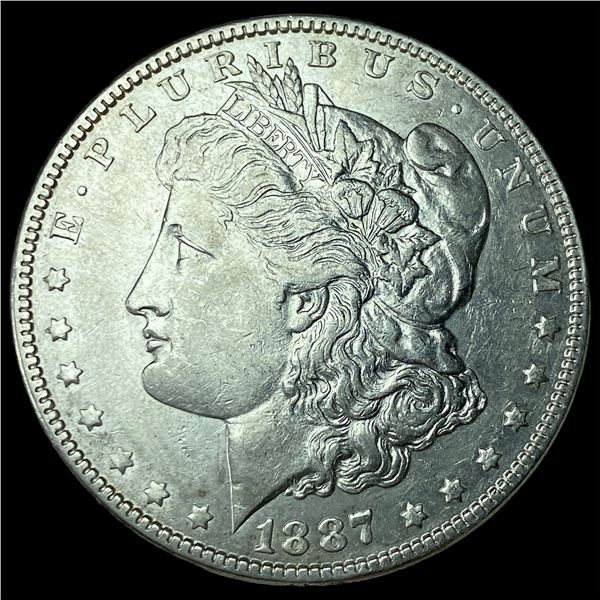1887 Morgan Silver Dollar CHOICE AU