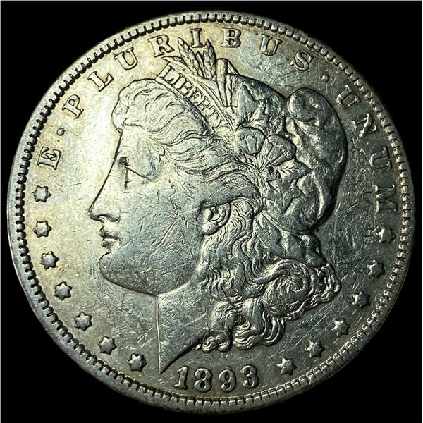 1893 Morgan Silver Dollar CLOSELY  UNCIRCULATED