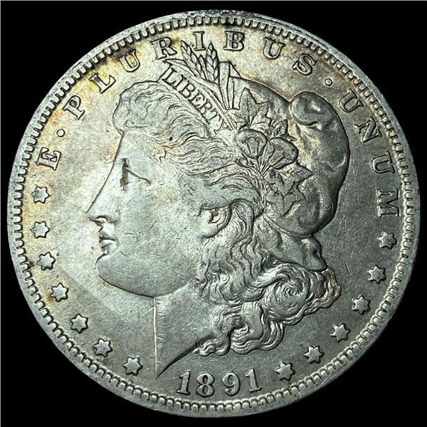1891-O Silver Morgan Dollar NEARLY  UNCIRCULATED