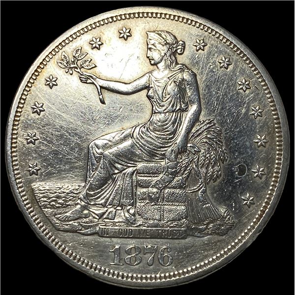 1876-S Silver Trade Dollar UNCIRCULATED