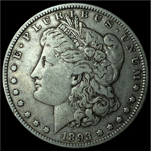 1893 Silver Morgan Dollar NEARLY UNCIRCULATED