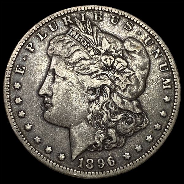 1896-O Silver Morgan Dollar NEARLY  UNCIRCULATED