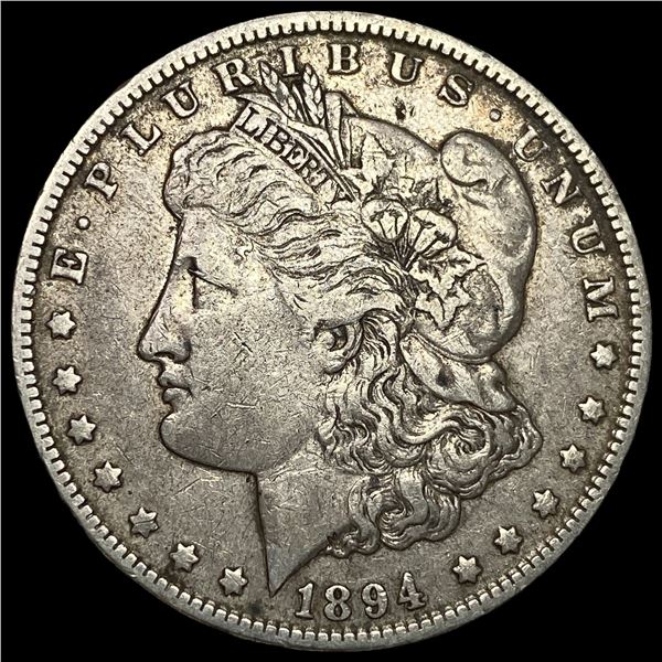 1894-O Silver Morgan Dollar NEARLY  UNCIRCULATED