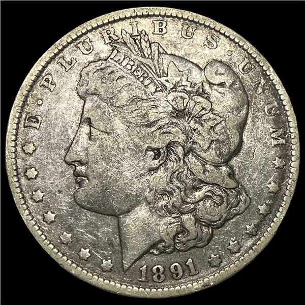 1891-O Silver Morgan Dollar LIGHTLY  CIRCULATED