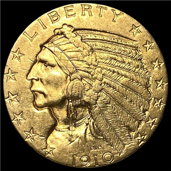 1910-S Gold $5 Indian Head Half Eagle  UNCIRCULATED