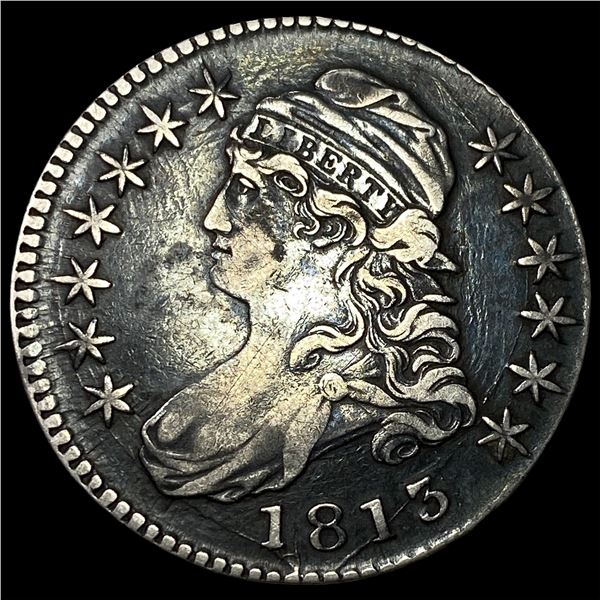 1813 Capped Bust Half Dollar CLOSELY  UNCIRCULATED