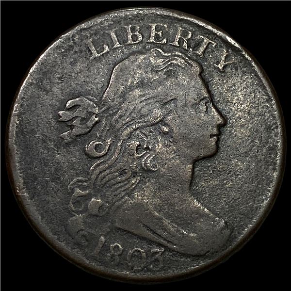 1803 Draped Bust Large Cent NEARLY  UNCIRCULATED