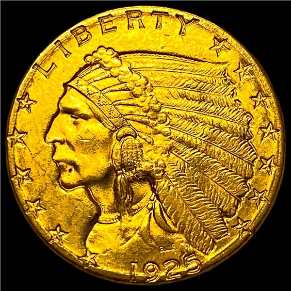 1925-D Indian Head Gold $2.5 Quarter Eagle  UNCIRCULATED