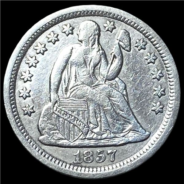1857 Seated Liberty Dime CLOSELY UNCIRCULATED