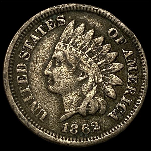 1862 Indian Head Cent LIGHTLY CIRCULATED