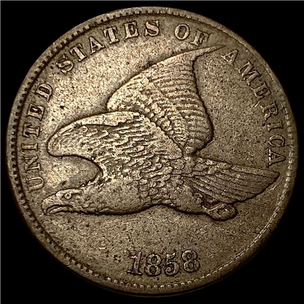 1858 Flying Eagle Cent CLOSELY UNCIRCULATED