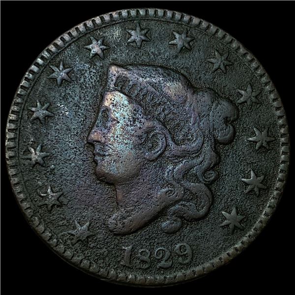 1829 Coronet Head Large Cent LIGHTLY  CIRCULATED