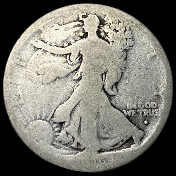 1916-D Walking Liberty Half Dollar NICELY  CIRCULATED