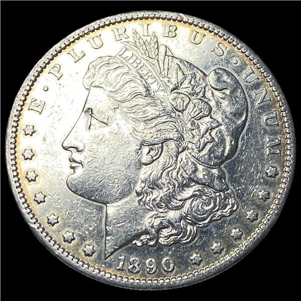 1890-S Silver Morgan Dollar CHOICE AU