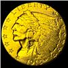 Image 1 : 1915 Indian Head $2.5 Gold Quarter Eagle  CLOSELY UNCIRCULATED