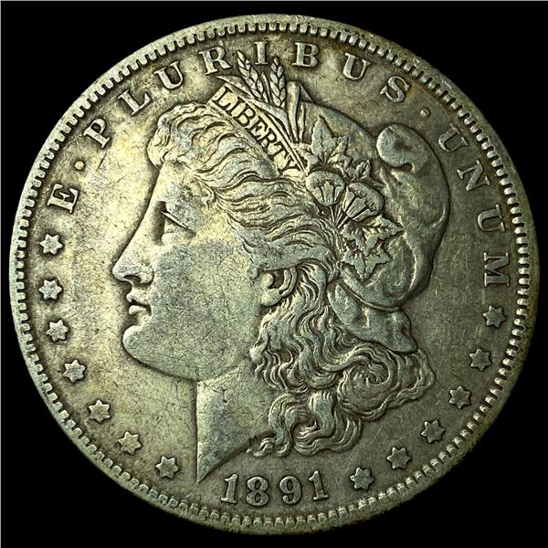 1891-O Silver Morgan Dollar NEARLY  UNCIRCULATED