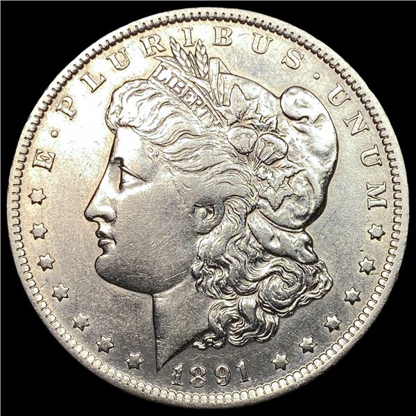 1891-O Silver Morgan Dollar NEARLY  UNCIRCULATED