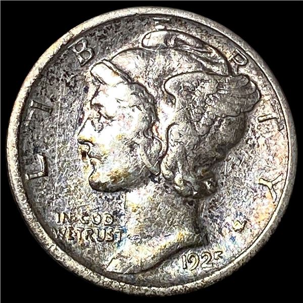 1925-S Silver Mercury Dime CLOSELY  UNCIRCULATED