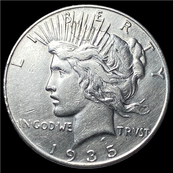 1935 Peace Silver Dollar CHOICE AU