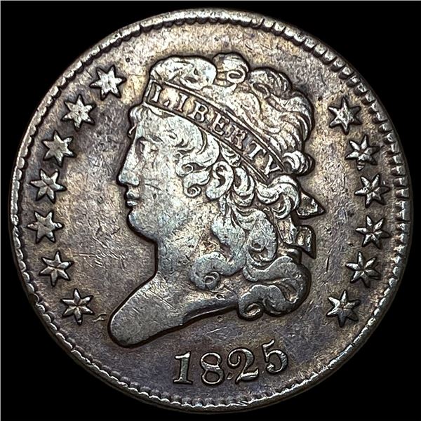 1825 Classic Head Half Cent NEARLY  UNCIRCULATED